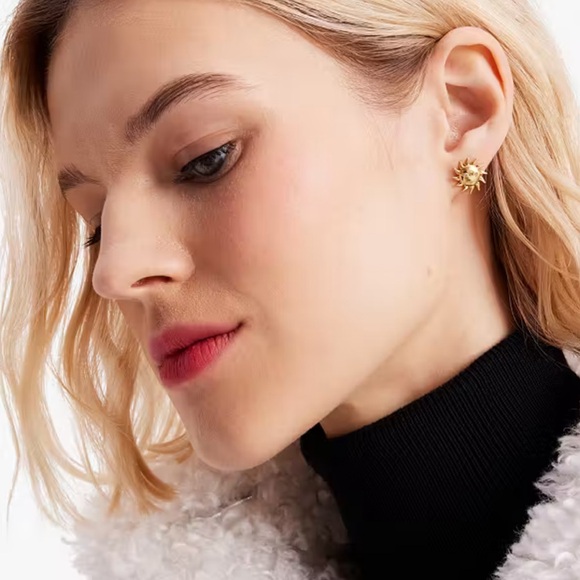 $68 Kate Spade Like Magic Sun And Moon Studs - Picture 3 of 8